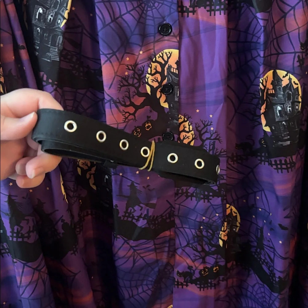 Unique Vintage Haunted House swing Dress - Picture 4 of 9